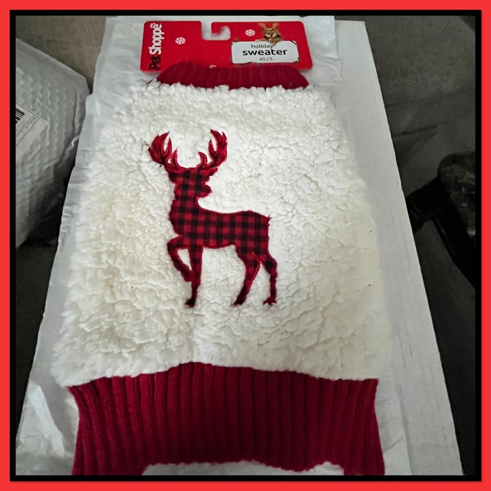 🎄NWT🎄Dog Holiday Winter Sweater🎄XS/S🎄